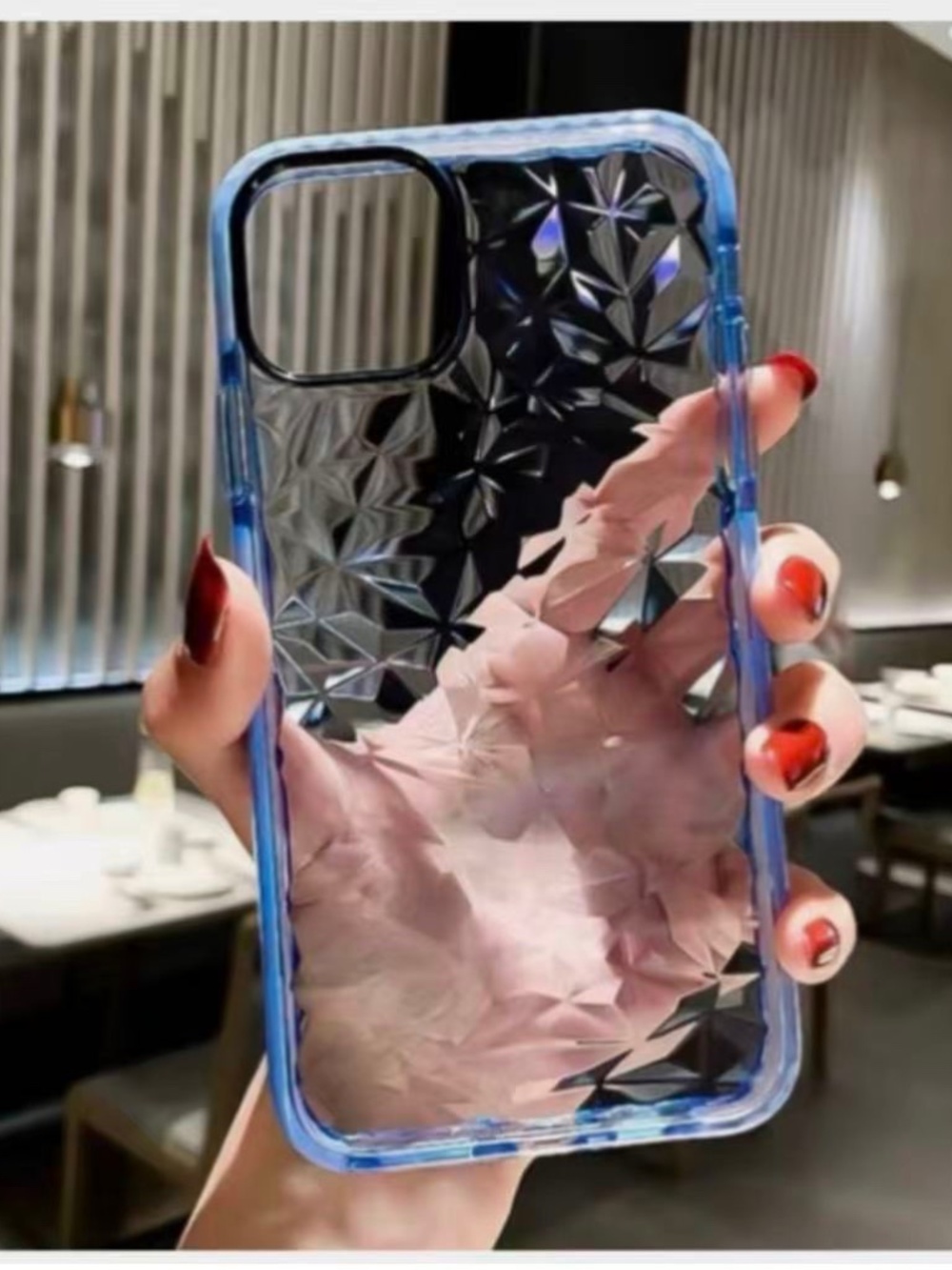 Soft Silicone blue iPhone 11pro/11promax/XSMAX CASE